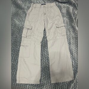 Aeropostale Light Gray Cargo Pants womens